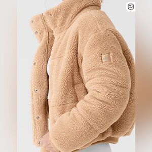 ALO Yoga Beige Sherpa Jacket